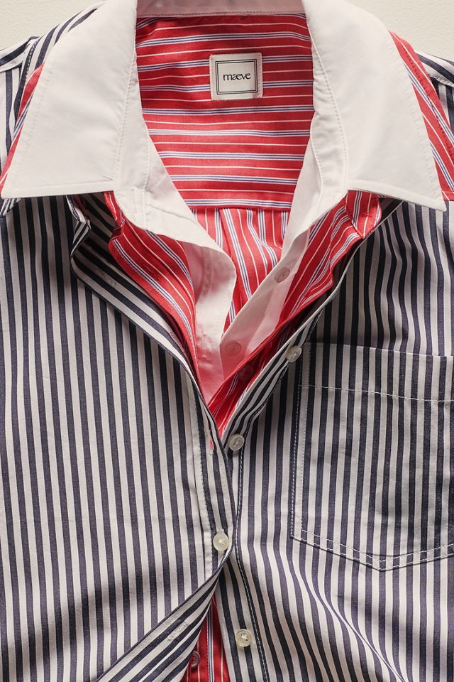 Shrunken Bennet Button Down Shirt by Maeve #6