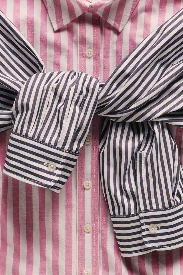 Shrunken Bennet Button Down Shirt by Maeve #7