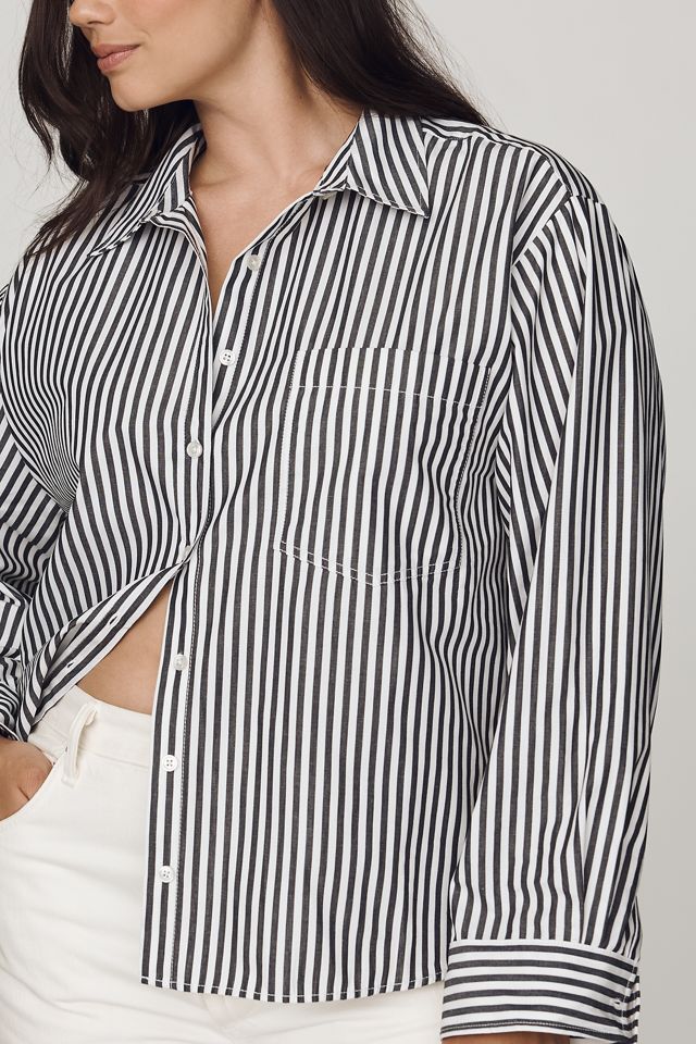 Shrunken Bennet Button Down Shirt by Maeve #11