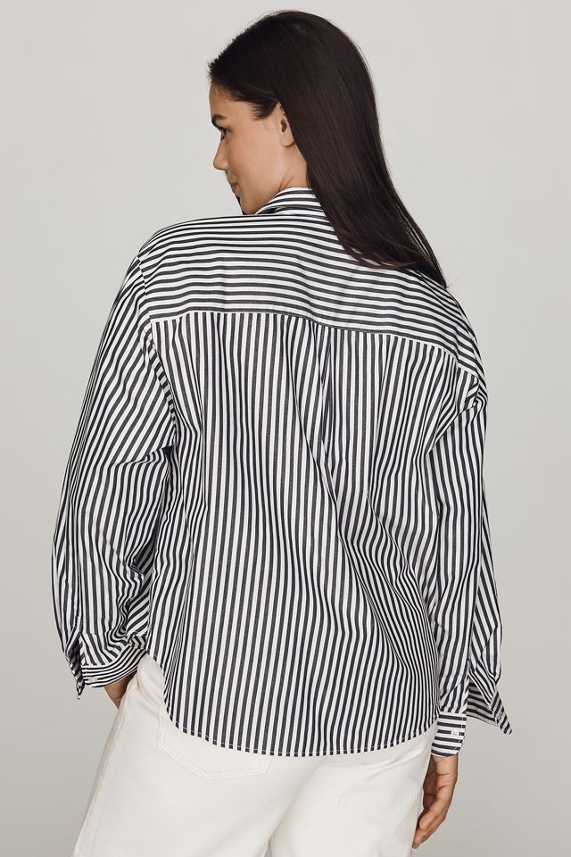 Shrunken Bennet Button Down Shirt by Maeve #12