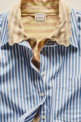 Shrunken Bennet Button Down Shirt by Maeve