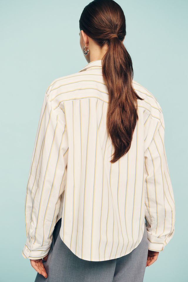 Shrunken Bennet Button Down Shirt by Maeve #2
