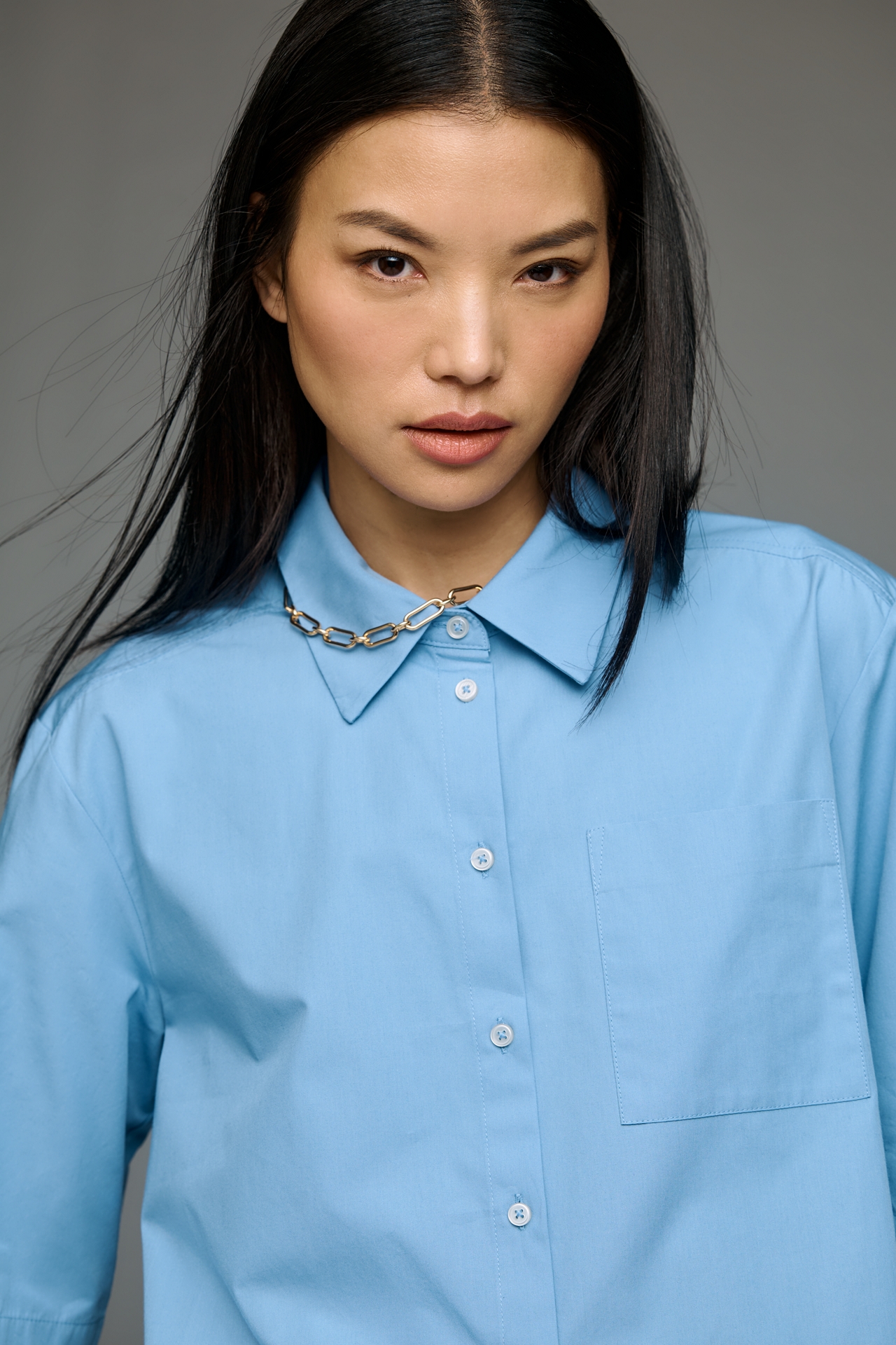 Maeve Short-Sleeve Pleated Hem Top