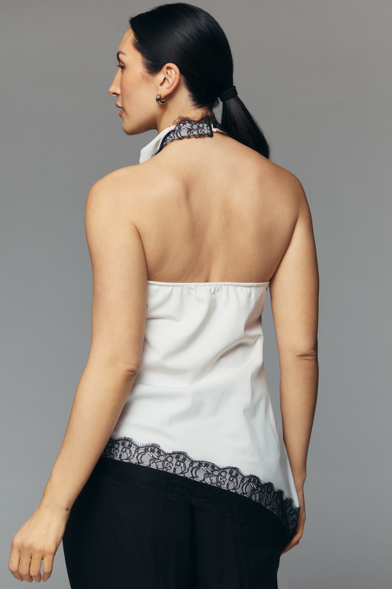 By Anthropologie Asymmetrical Halter Top