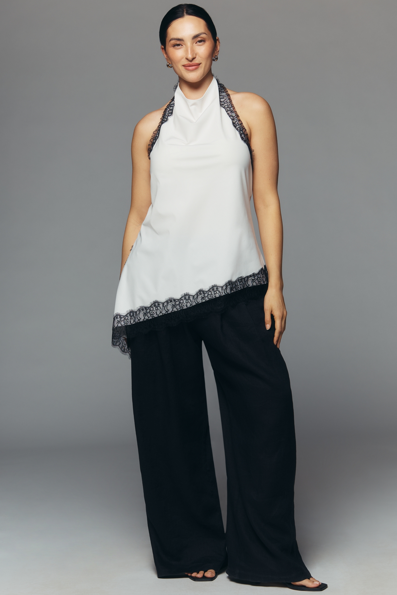 By Anthropologie Asymmetrical Halter Top