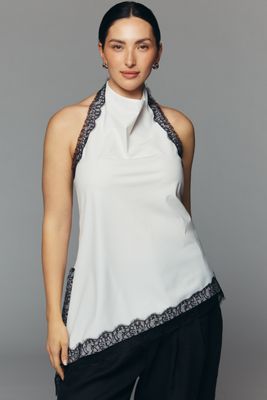 By Anthropologie Asymmetrical Halter Top