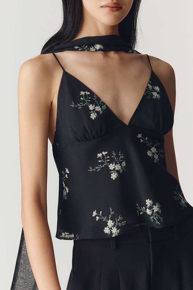 Das Clara Chiffon-Schal-Ausschnitt Cami-Top von Maeve #2