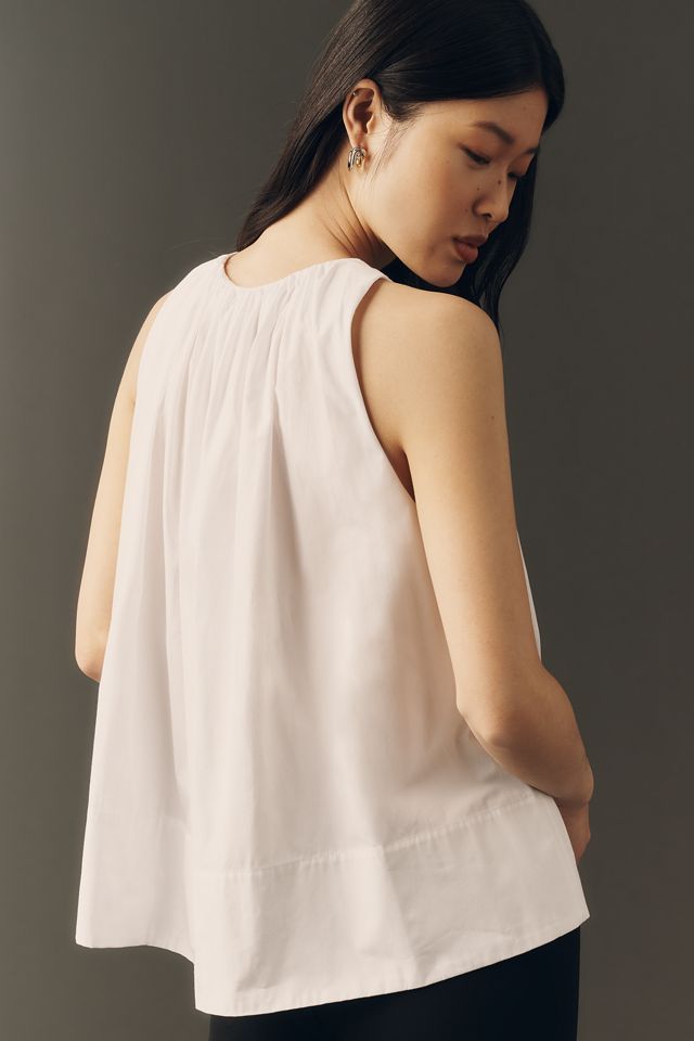 By Anthropologie 100% Cotton Sleeveless Swing Top #1
