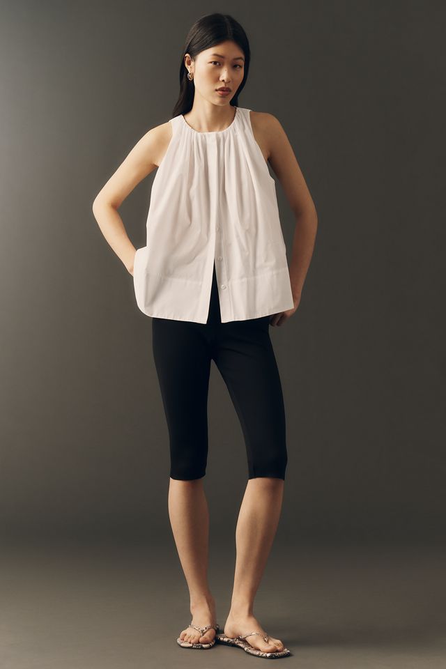 By Anthropologie 100% Cotton Sleeveless Swing Top #2