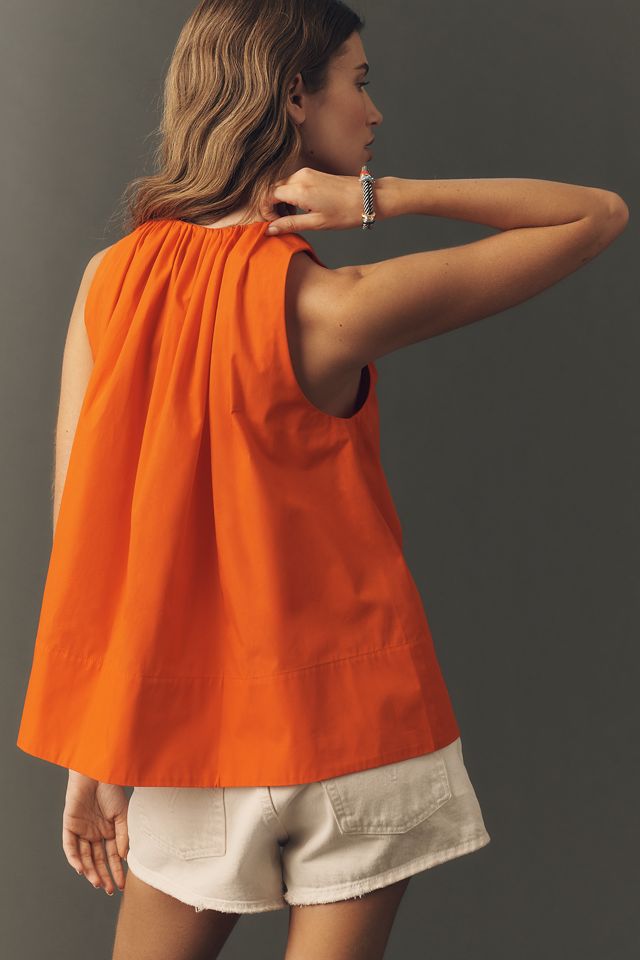 By Anthropologie Cotton Sleeveless Swing Top #1