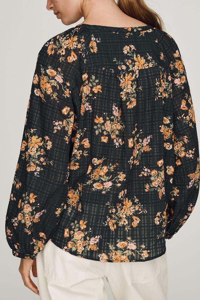 Pilcro Sidney Shrunken Scoop-Neck Blouse #1