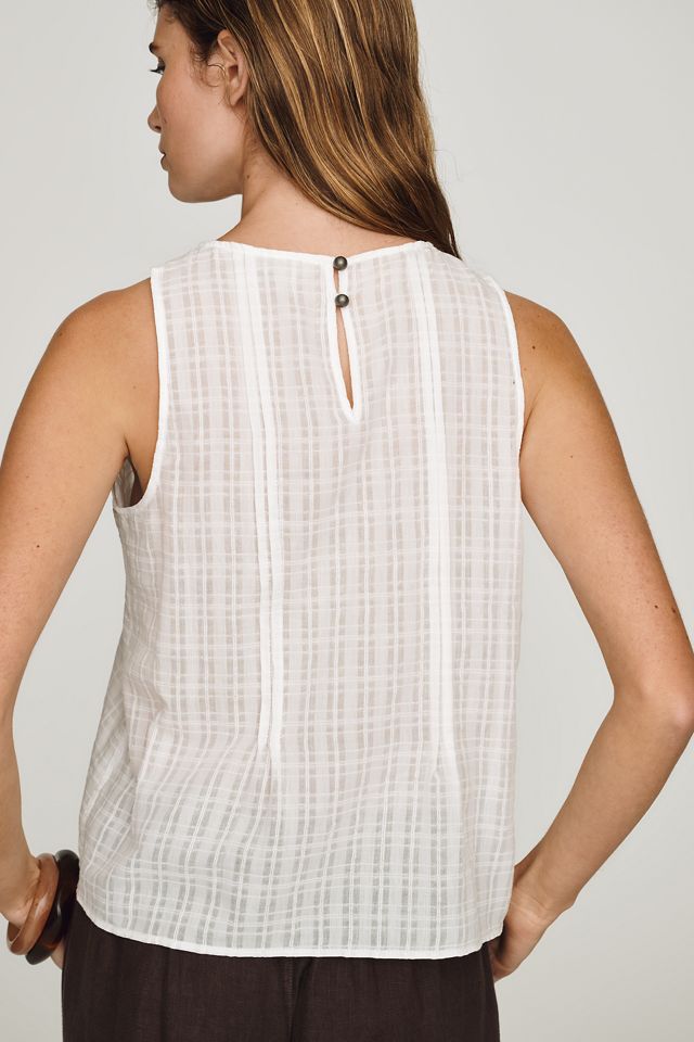 Pilcro Cotton Pintuck Tank #3