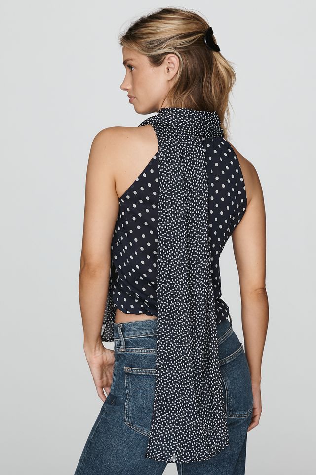 Maeve Mock-Neck Bubble Top #3