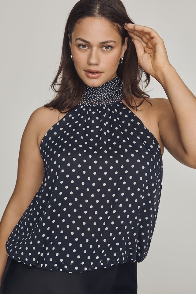 Maeve Mock-Neck Bubble Top #4