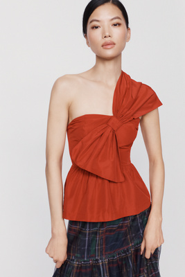 @loverlygrey x Anthropologie Elodie One-Shoulder Blouse by Anthropologie