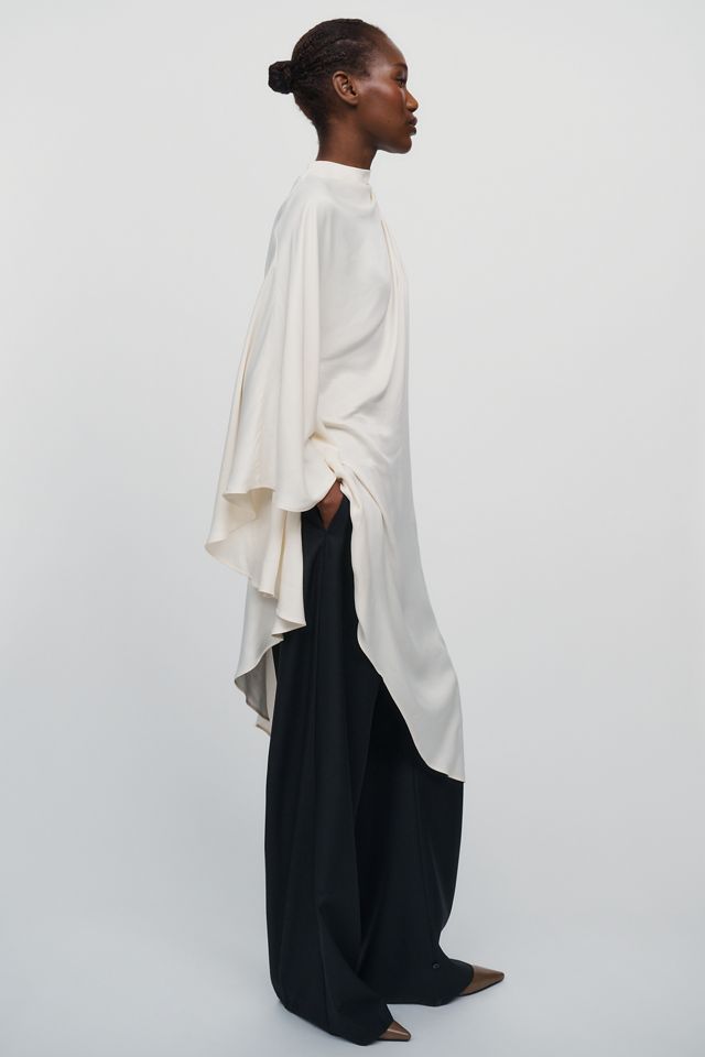 Maeve Sleeveless Satin Tunic #1
