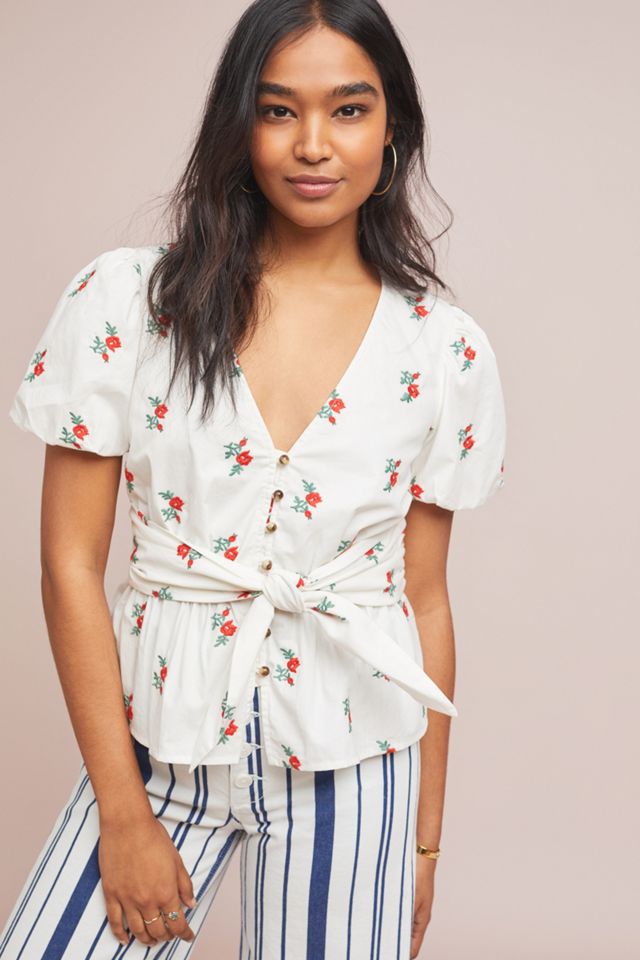 Rosalie Embroidered Top #3