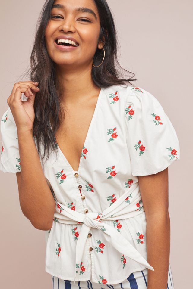Rosalie Embroidered Top #1