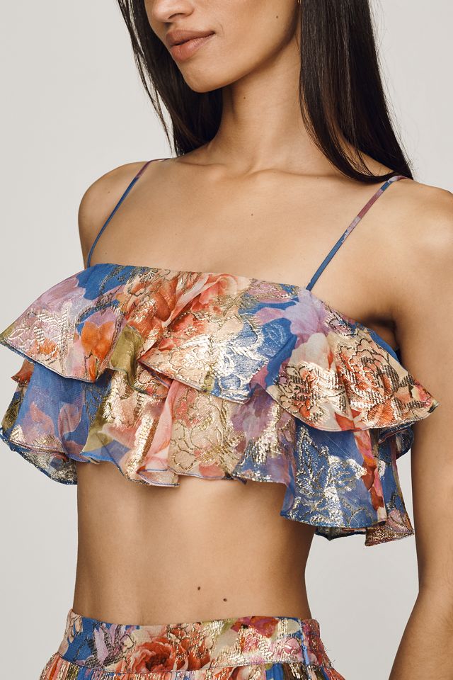 Hemant & Nandita Ruffle Bandeau Top #2