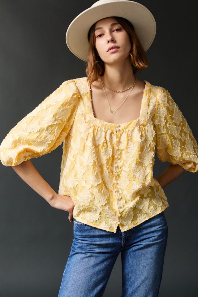 Yvonne Textured Buttondown #3