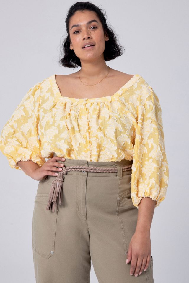 Yvonne Textured Buttondown #7