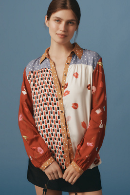 Maeve The Paz Buttondown Shirt By  In Multi