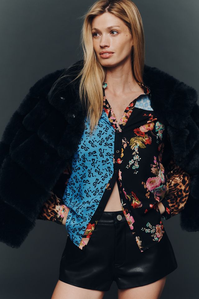 Maeve Alida Contrast Buttondown Shirt #3