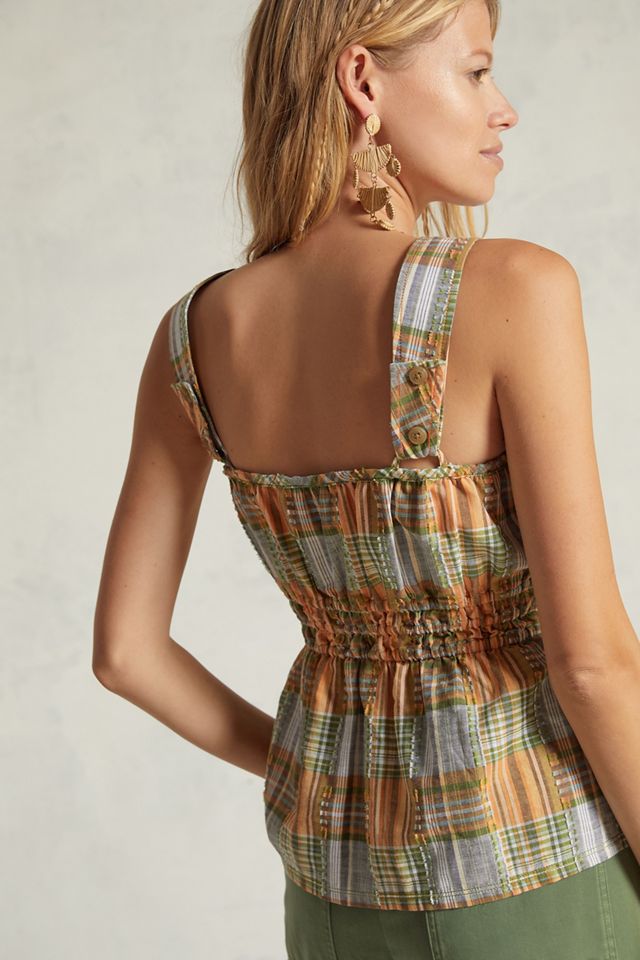 Pilcro Plaid Tank #1