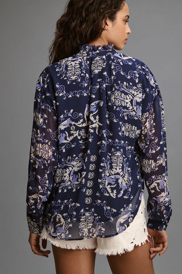 The Tavi Buttondown Blouse by Pilcro #1
