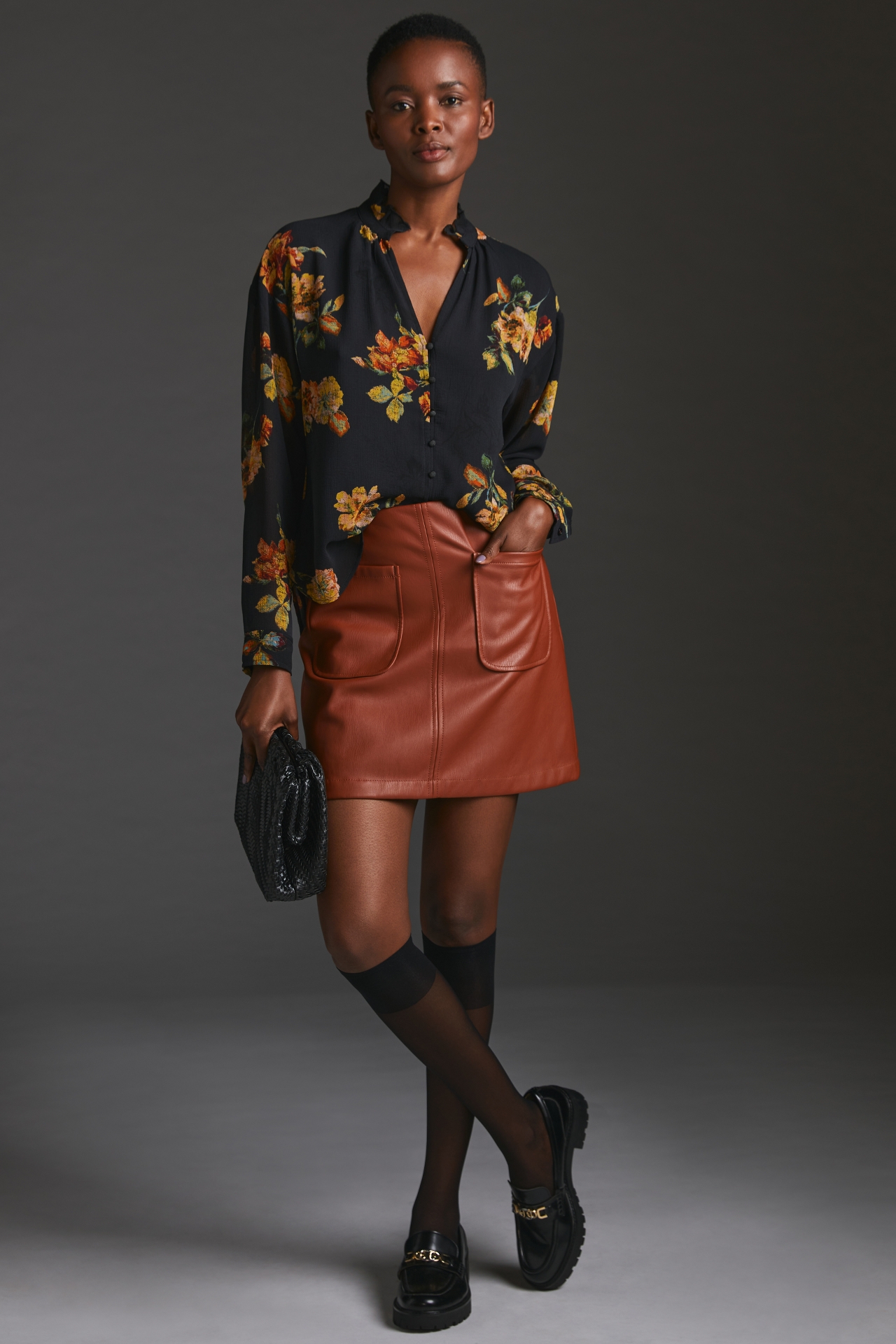 The Tavi Buttondown Blouse by Pilcro