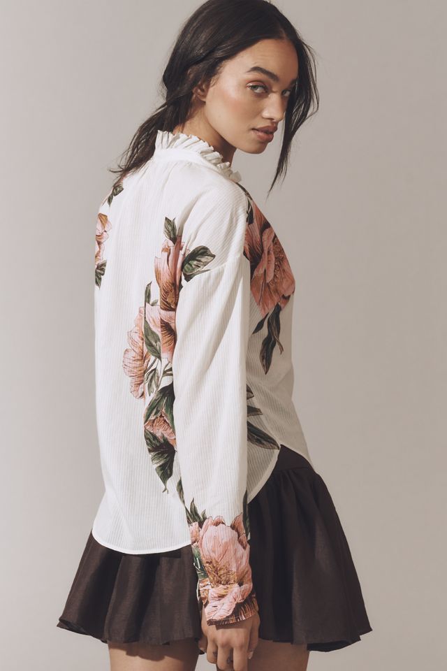 The Tavi Buttondown Blouse by Pilcro #1
