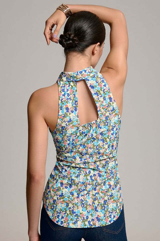 Maeve Tie-Front Sleeveless Top #4