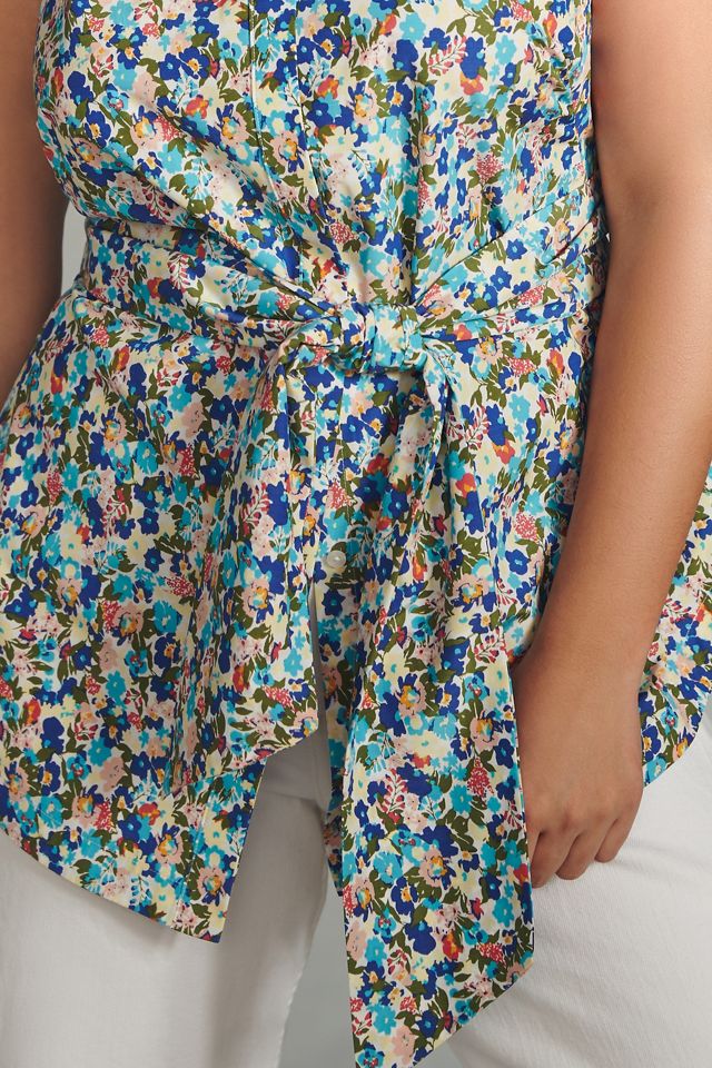 Maeve Tie-Front Sleeveless Top #7
