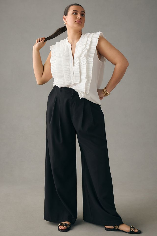 Maeve Sleeveless Ruffled Blouse #4