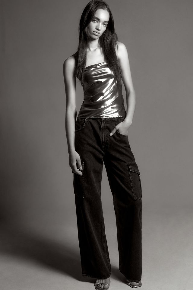 Haut Tube Brillant Sans Bretelles Par Anthropologie #2