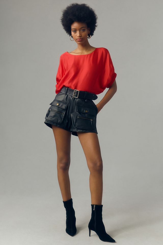 By Anthropologie Short-Sleeve Loose-Fit Blouse #2