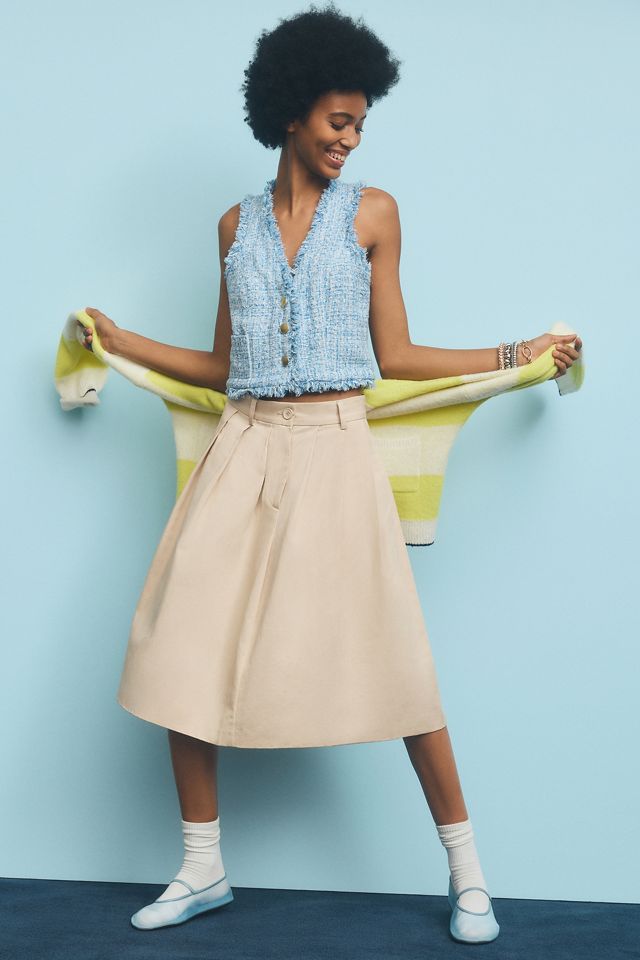 Maeve Tweed Shell Vest #5