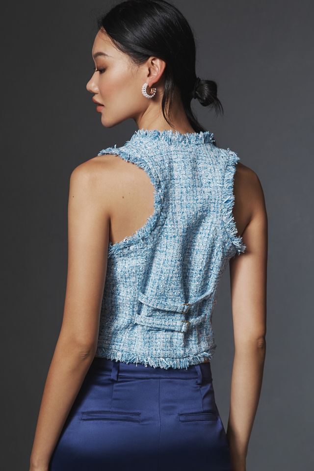 Maeve Tweed Shell Vest #2