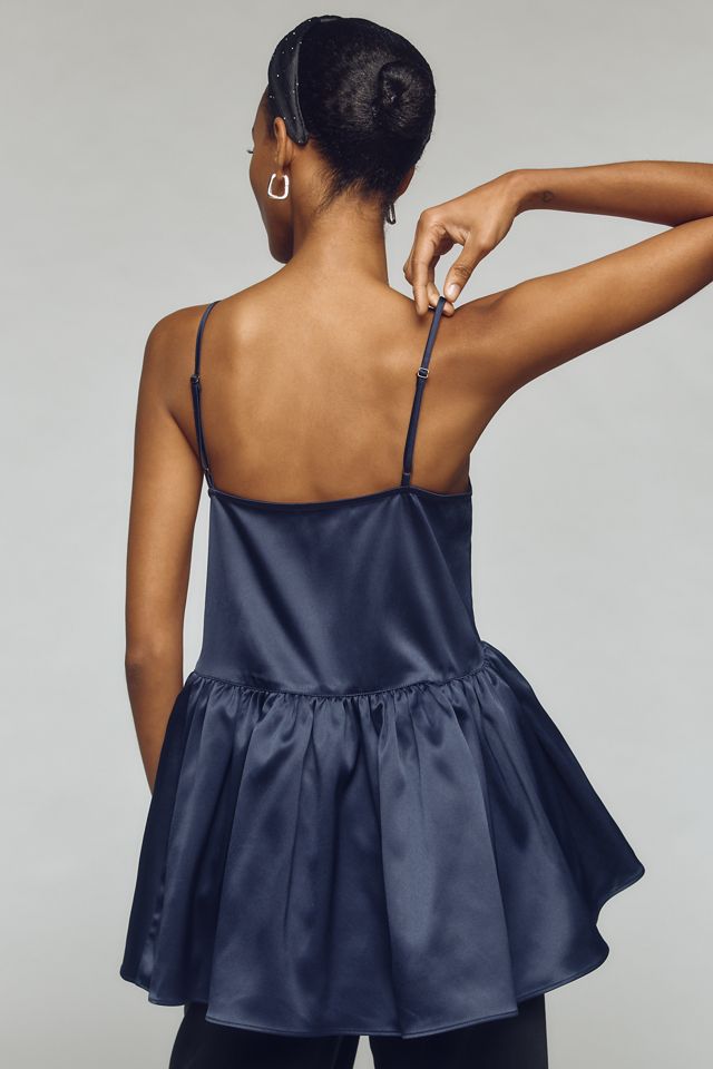 By Anthropologie Silky Babydoll Top #1