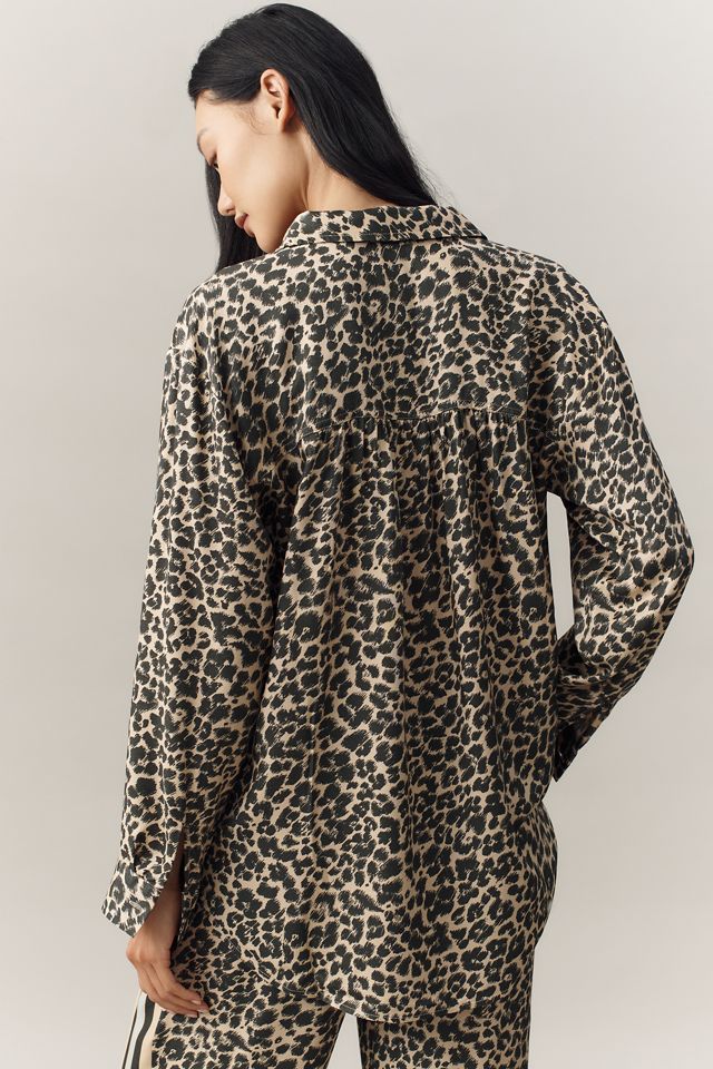 Maeve Silky Shirt Blouse #1