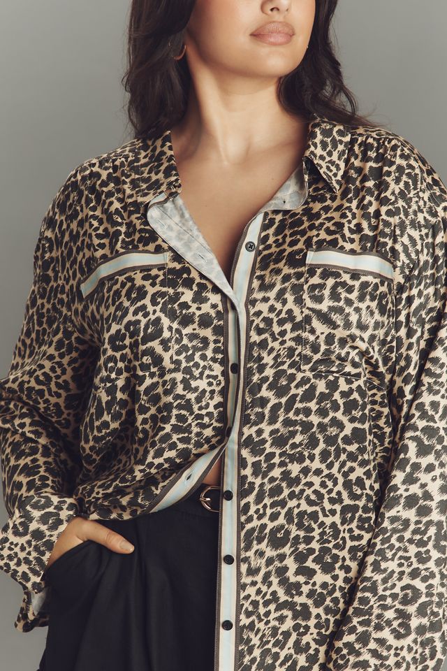 Maeve Silky Shirt Blouse #6
