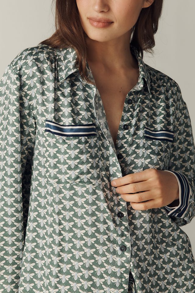Rudi Silken Buttondown Shirt by Maeve #1