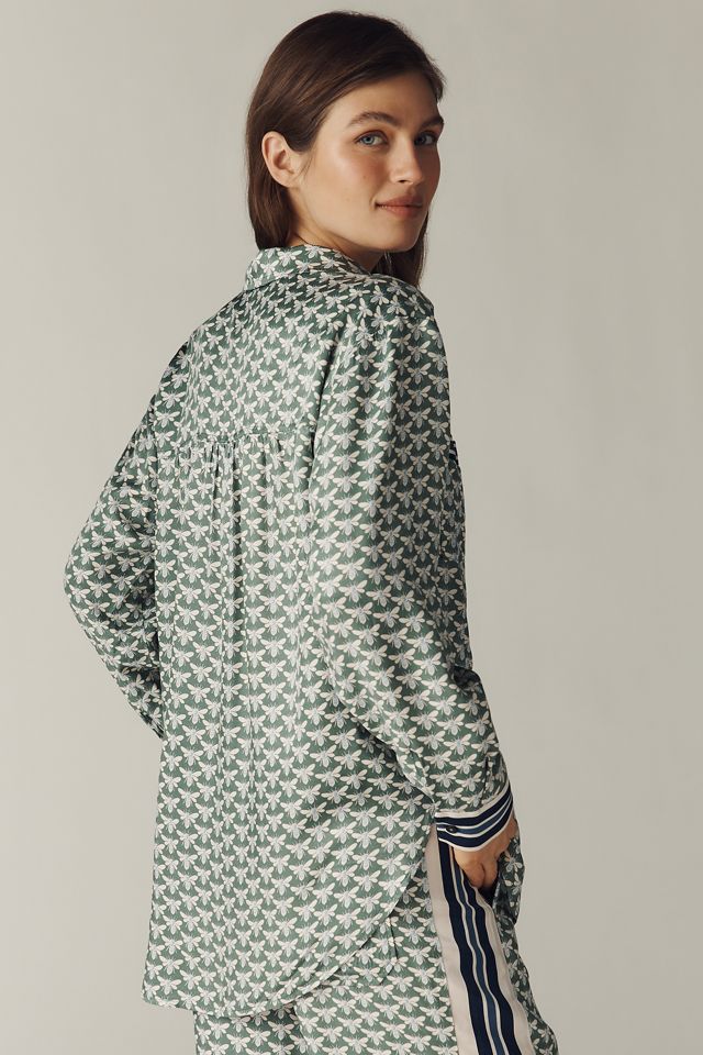 Rudi Silken Buttondown Shirt by Maeve #3