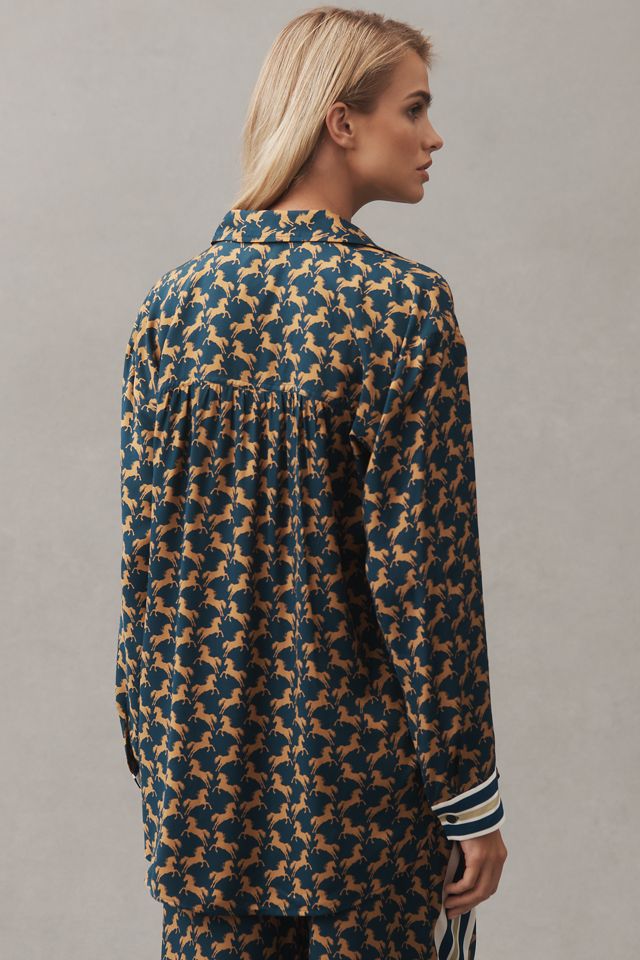 Maeve Silky Shirt Blouse #2