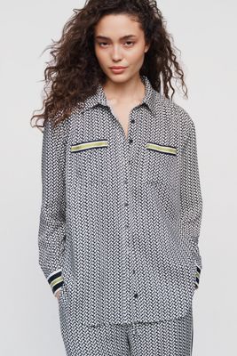 Maeve Rudi Silken Buttondown Shirt