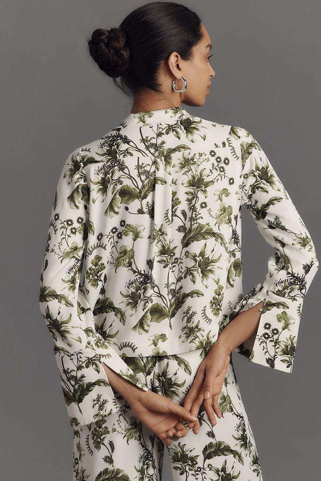 rennes — Arts & Science | New Balloon Blouse in Navy Silk