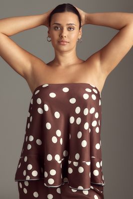 Maeve Strapless Swingy Scarf Top