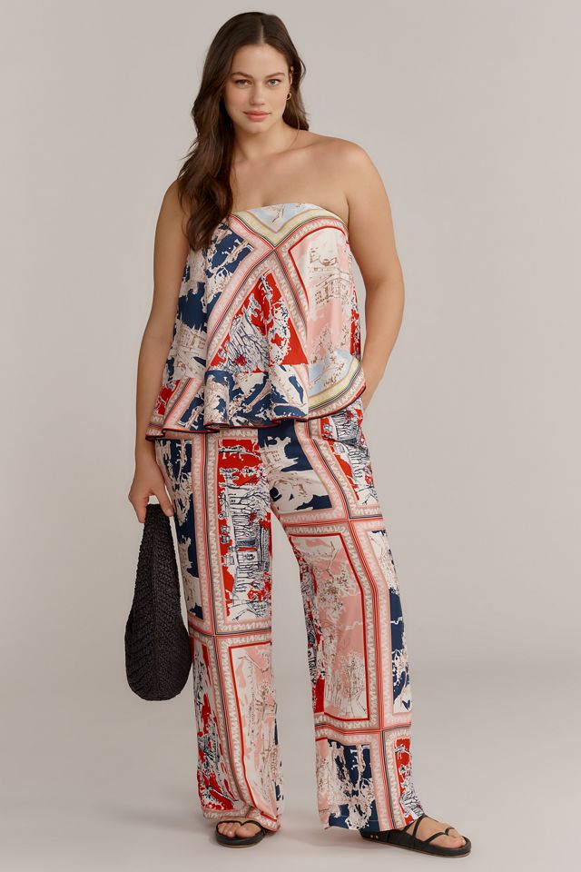 Maeve Strapless Swingy Scarf Top #6