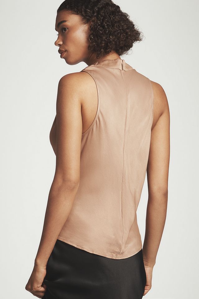 By Anthropologie Sleeveless Cowl-Neck Blouse #1