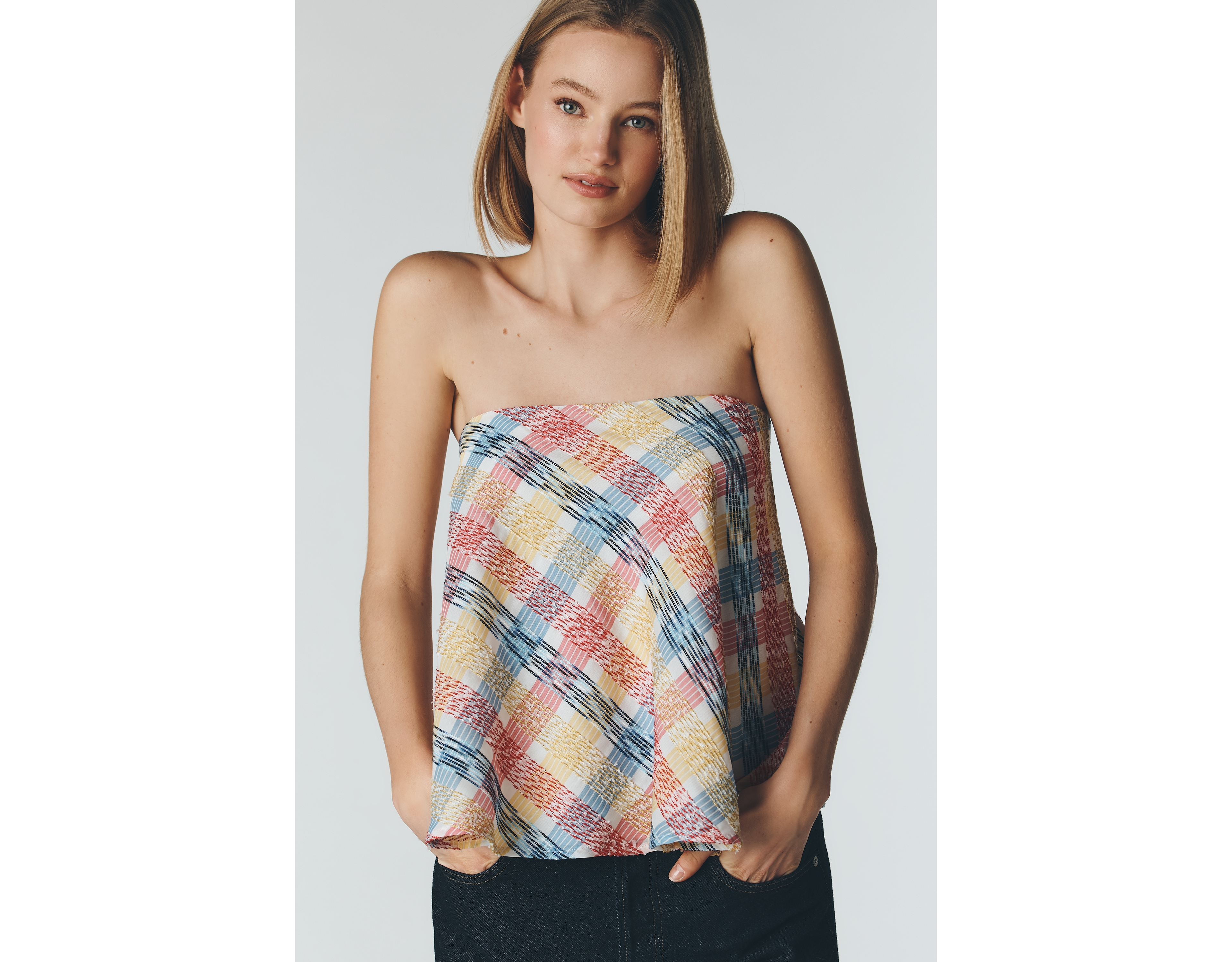 Jessica Strapless Swing Top by Maeve